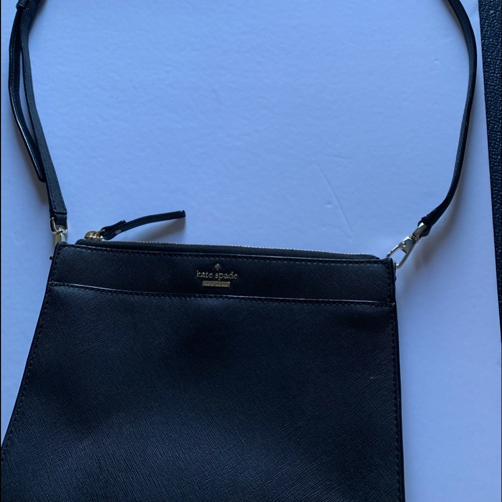 Kate Spade Black Cross Body Bag, Excellent Condition!